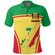 1sttheworld Clothing - Republic of the Congo Active Flag Polo Shirt A35