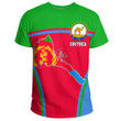 1sttheworld Clothing - Eritrea Active Flag T-Shirt A35