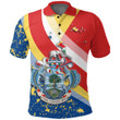 1sttheworld Clothing - Seychelles Special Flag Polo Shirt A35