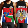 1sttheworld Clothing - South Sudan Active Flag Men Tank Top A35