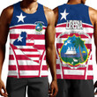 1sttheworld Clothing - Liberia Active Flag Men Tank Top A35