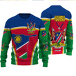 1sttheworld Clothing - Namibia Active Flag Knitted Sweater A35