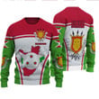 1sttheworld Clothing - Burundi Active Flag Knitted Sweater A35