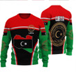 1sttheworld Clothing - Libya Active Flag Knitted Sweater A35