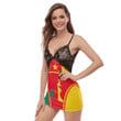 1sttheworld Clothing - Cameroon Active Flag Back Strap Cami Dress A35