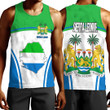 1sttheworld Clothing - Sierra Leone Active Flag Men Tank Top A35