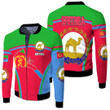 1sttheworld Clothing - Eritrea Active Flag Fleece Winter Jacket A35