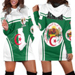 1sttheworld Clothing - Algeria Active Flag Hoodie Dress A35