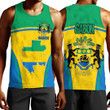 1sttheworld Clothing - Gabon Active Flag Men Tank Top A35