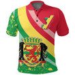 1sttheworld Clothing - Republic of the Congo Special Flag Polo Shirt A35
