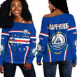 1sttheworld Clothing -  Cape Verde Active Flag Off Shoulder Sweater A35