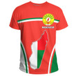 1sttheworld Clothing - Madagascar Active Flag T-Shirt A35