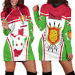1sttheworld Clothing - Burundi Active Flag Hoodie Dress A35