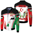 1sttheworld Clothing - Sahrawi Arab Active Flag Fleece Winter Jacket A35