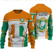 1sttheworld Clothing - Ivory Coast Active Flag Knitted Sweater A35