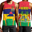 1sttheworld Clothing - Mauritius Active Flag Men Tank Top A35