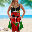 1sttheworld Clothing - Kenya Bincjou Strap Summer Dress A35