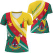 1sttheworld Clothing - Cameroon Special Women V-neck T-Shirt A35