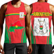 1sttheworld Clothing - Burkina Faso Active Flag Men Tank Top A35