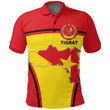 1sttheworld Clothing - Tigray Active Flag Polo Shirt A35