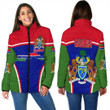 1sttheworld Clothing - Gambia Active Flag Women Padded Jacket a35
