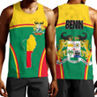 1sttheworld Clothing - Benin Active Flag Men Tank Top A35