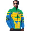 1sttheworld Clothing - Gabon Active Flag Padded Jacket A35
