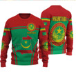 1sttheworld Clothing - Mauritania Active Flag Knitted Sweater A35