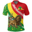 1sttheworld Clothing - Ethiopia Special Flag Polo Shirt A35