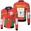1sttheworld Clothing - Burkina Faso Active Flag Fleece Winter Jacket A35