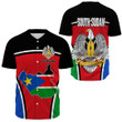 1sttheworld Clothing - South Sudan Active Flag Baseball Jersey A35