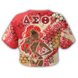 Africa Zone Clothing - Delta Sigma Theta Sorority Special Girl Croptop T-shirt A35 | Africa Zone