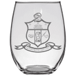 Africa Zone Drinkware - Nupe Stemless Wine Glass A31