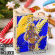 Africa Zone Candle Holder -  Sigma Gamma Rho  Sorority Special Girl Candle Holder A35