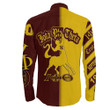 Africa Zone Clothing - Iota Phi Theta Unique Long Sleeve Button Shirt A35 | Africa Zone