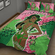 Africa Zone Quilt Bed Set -  AKA  Sorority Special Girl Quilt Bed Set A35
