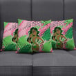 Africa Zone Pillow Covers -  AKA  Sorority Special Girl Pillow Covers A35