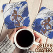 Africa Zone Coasters (Sets of 6) -  Zeta Phi Beta  Sorority Special Girl Coasters A35