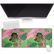 Africa Zone Mouse Mat -  AKA  Sorority Special Girl Mouse Mat A35
