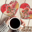 Africa Zone Coasters (Sets of 6) -  Delta Sigma Theta  Sorority Special Girl Coasters A35