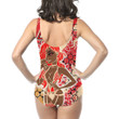 Africa Zone Clothing - Delta Sigma Theta Sorority Special Girl Women Low Cut Swimsuit A35 | Africa Zone