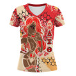 Africa Zone Clothing - Delta Sigma Theta Sorority Special Girl V-neck T-shirt A35 | Africa Zone