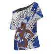 Africa Zone Clothing - Zeta Phi Beta Sorority Special Girl Off Shoulder T-Shirt A35 | Africa Zone