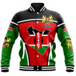 1sttheworld Clothing - Kenya Active Flag Baseball Jacket A35