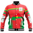 1sttheworld Clothing - Burkina Faso Active Flag Baseball Jacket A35