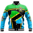 1sttheworld Clothing - Tanzania Active Flag Baseball Jacket A35