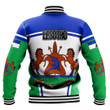 1sttheworld Clothing - Lesotho Active Flag Baseball Jacket A35