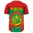 1sttheworld Clothing - Mauritania Active Flag Baseball Jersey A35