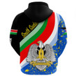 1sttheworl Clothing - South Sudan Special Flag Zip Hoodie A35