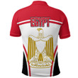 1sttheworld Clothing - Egypt Active Flag Polo Shirt A35